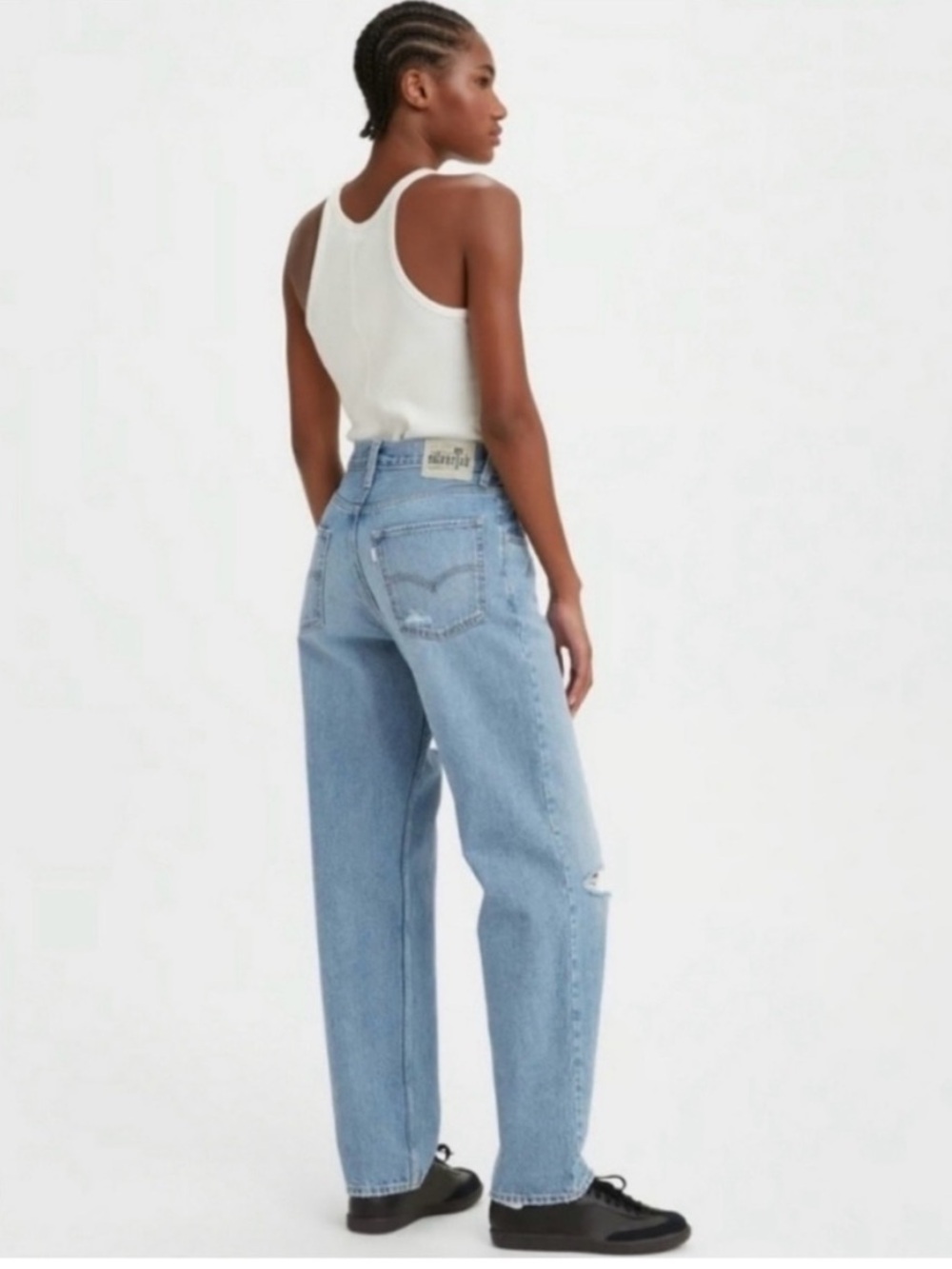 Levi's Silvertab '94 Baggy Women's Jeans Distressed Size 28x27
